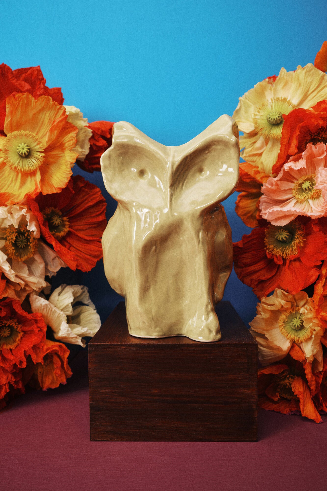 x Marni ugle vase, S - Yellow after midnight